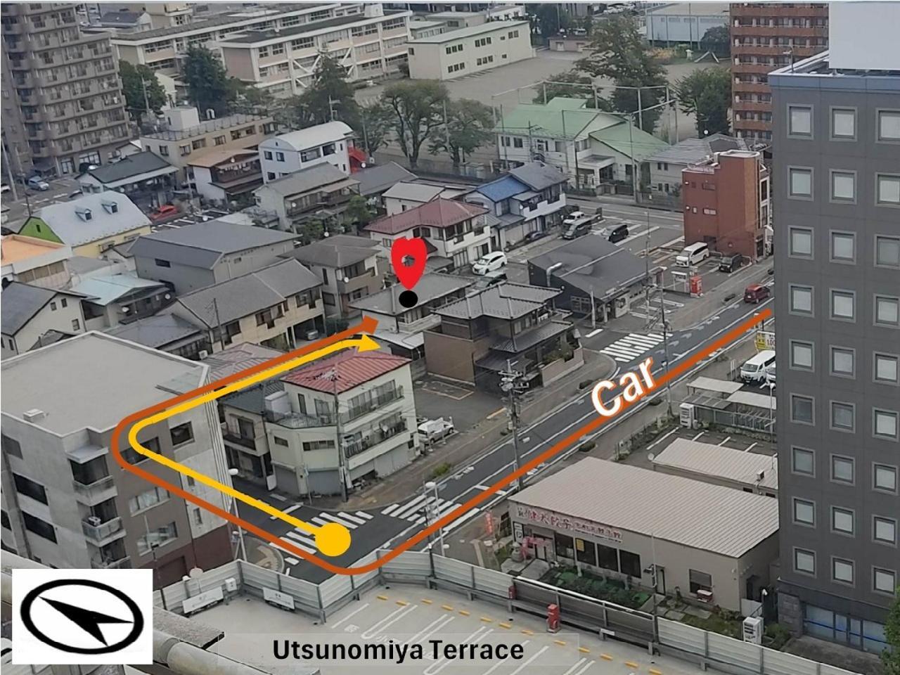 Guesthouse Kincha 駅東口 Utsunomiya Zewnętrze zdjęcie